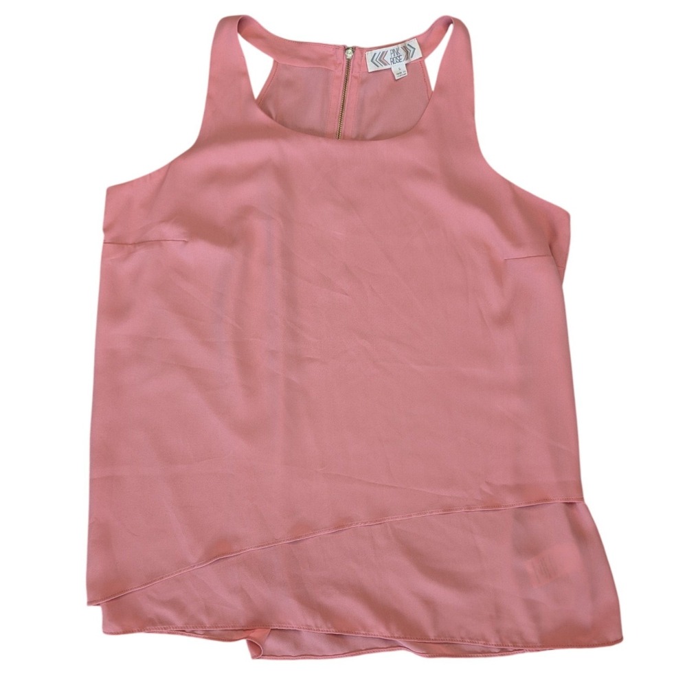 Pink Rose Large Pink Tank Top